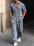 Versatile Summer Cargo Shirt Set