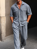 Versatile Summer Cargo Shirt Set