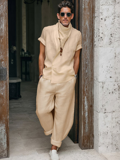 Unique Chic Cotton Casual Set