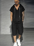 Urban Street Style Hooded Matching Set