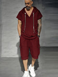 Urban Street Style Hooded Matching Set