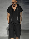 Urban Street Style Hooded Matching Set