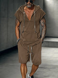 Stylish Street Hoodie Shorts Set