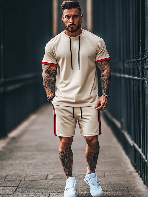 Athleisure Colorblock Trim 2-Piece Set