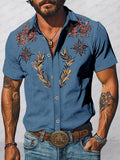 Western Inspired Embroidered Shirt