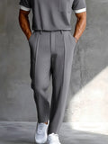 Smart Casual Polo Shirt Pants Set