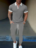 Modern Comfy Polo Jogger Set