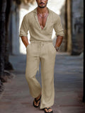 Minimalist 100% Cotton Shirt Pants Set