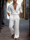 Minimalist 100% Cotton Shirt Pants Set