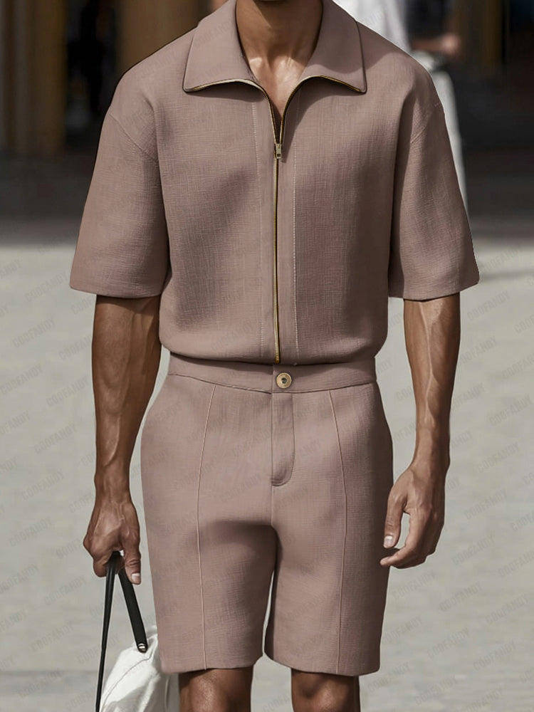 Modern Cotton Linen Casual Set
