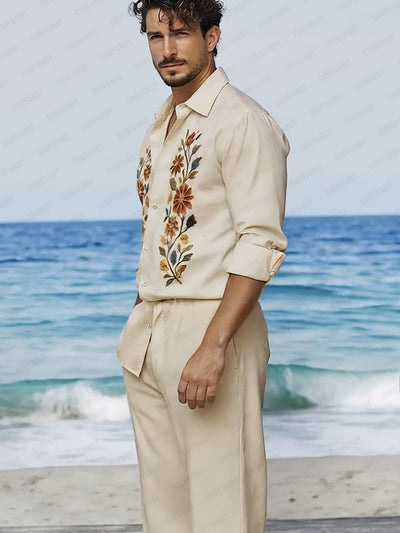 Quality Cotton Embroidered Matching Set