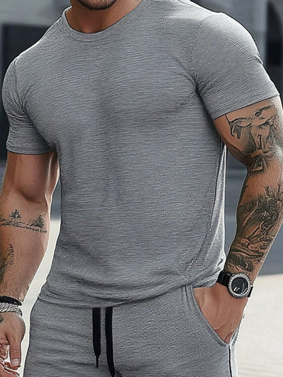 Athleisure Fashion T-Shirt Shorts Set