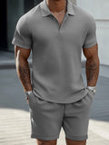 Stylish Refined Polo Shorts Set