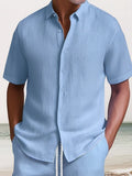 Summer Essential Cotton Shirt Set