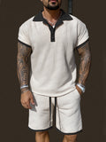 Modern Contrast Summer Casual Set