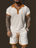 Modern Contrast Summer Casual Set