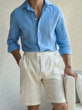 Minimalist Essential Linen Blend Shorts