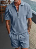 Everyday Comfort Polo Shirt Shorts Set