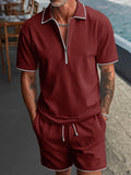 Everyday Comfort Polo Shirt Shorts Set