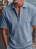 Everyday Comfort Polo Shirt Shorts Set