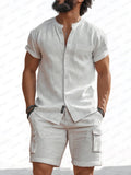 Versatile Style 100% Cotton Shirt Set