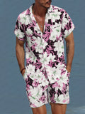 Beach Vibes Floral Print Shirt Set