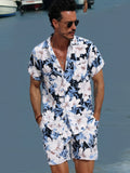 Beach Vibes Floral Print Shirt Set