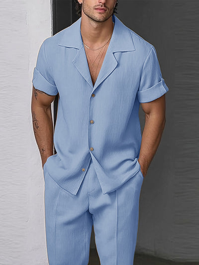 Effortless Casual Cotton Matching Set