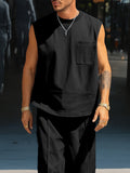 Urban Casual Relaxed Fit Tank Top Set