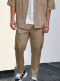 Casual Versatile Shirts Pants Set