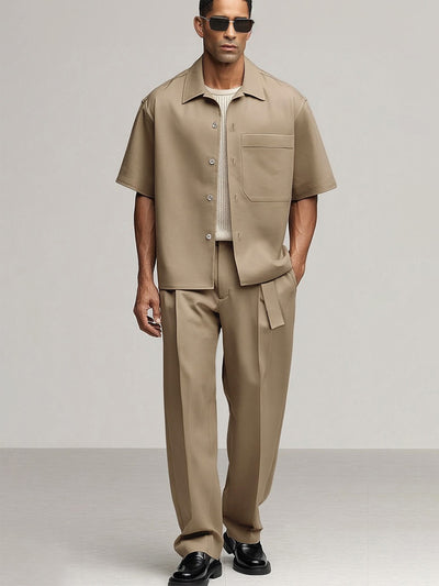 Elegant Simplicity Shirt Pants Set