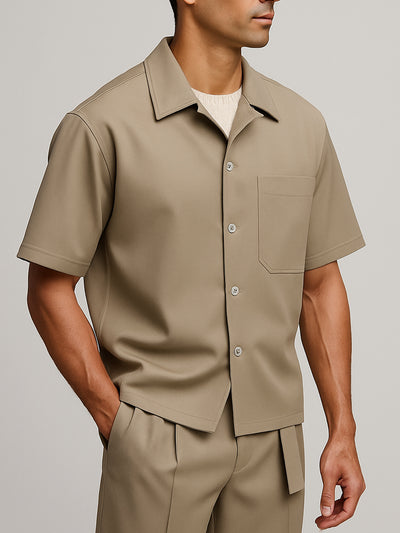 Elegant Simplicity Shirt Pants Set