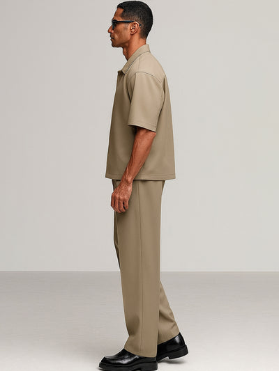 Elegant Simplicity Shirt Pants Set