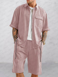 Fashion Essential Shirt Shorts Set