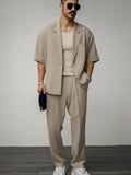 Modern Casual Thin Blazer Pants Set