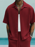 Comfortable Fit Shirt Shorts Set