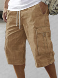 Fashion Cotton Blend Cargo Shorts