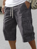 Fashion Cotton Blend Cargo Shorts