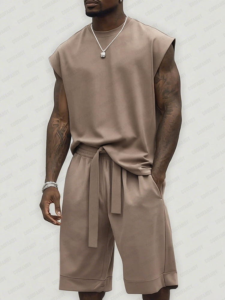 Casual Street Style Matching Set