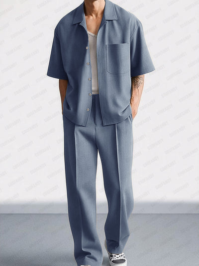 Easy Match Shirt Pants Set