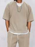 Loose Fit Fake T-shirt Pants Set