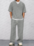 Loose Fit Fake T-shirt Pants Set