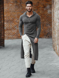 Stylish Longline Split Hooded Top