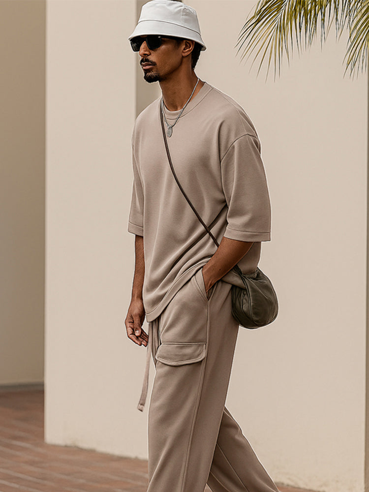 Athletic Leisure T-Shirt Joggers Set