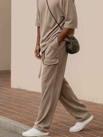 Athletic Leisure T-Shirt Joggers Set