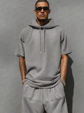 Casual Loose Fit Hooded Sports Set