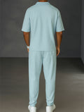 Practical Casual Shirt Pants Matching Set