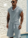 Urban Muscle Cutoff Tank Shorts Set