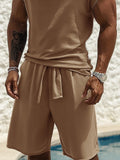 Urban Muscle Cutoff Tank Shorts Set
