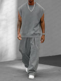 Urban Street Style Tank Top Pants Set